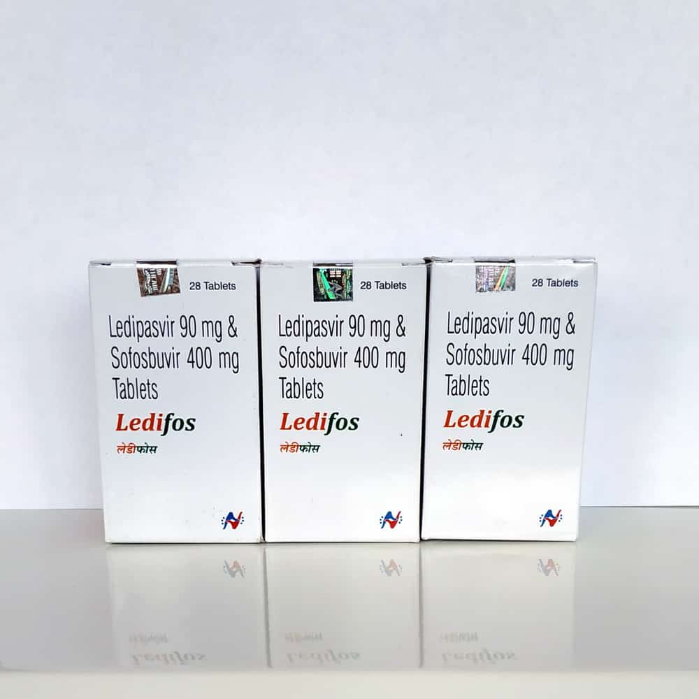 Ledifos ( Ледифос ) -  софосбувир + ледипасвир, 3 шт. на курс
