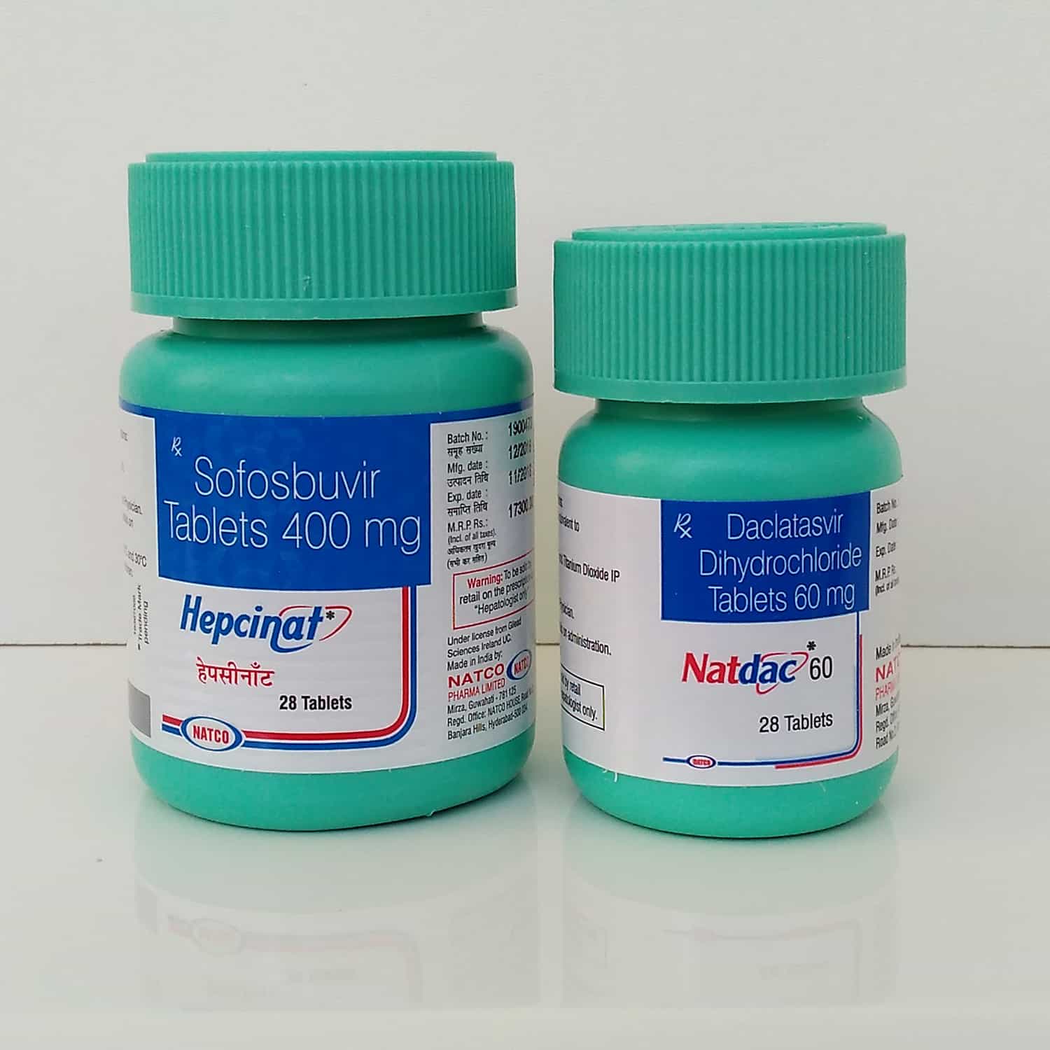 Комплект Hepcinat  + Natdac от компании Natco