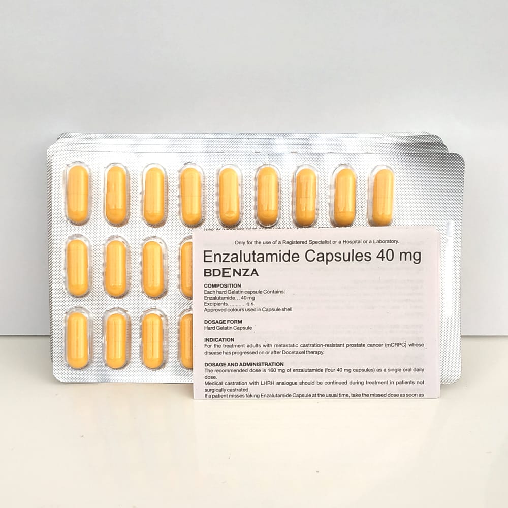 Bdenza Энзалутамид 40 мг, 112 капсул – аналог препарата Xtandi
