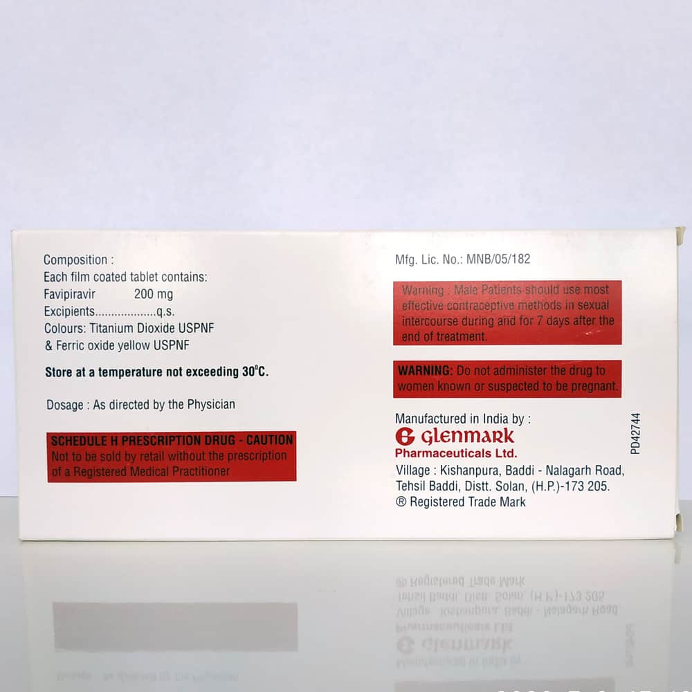 FabiFlu фавипиравир 200 мг - антивирусный препарат
