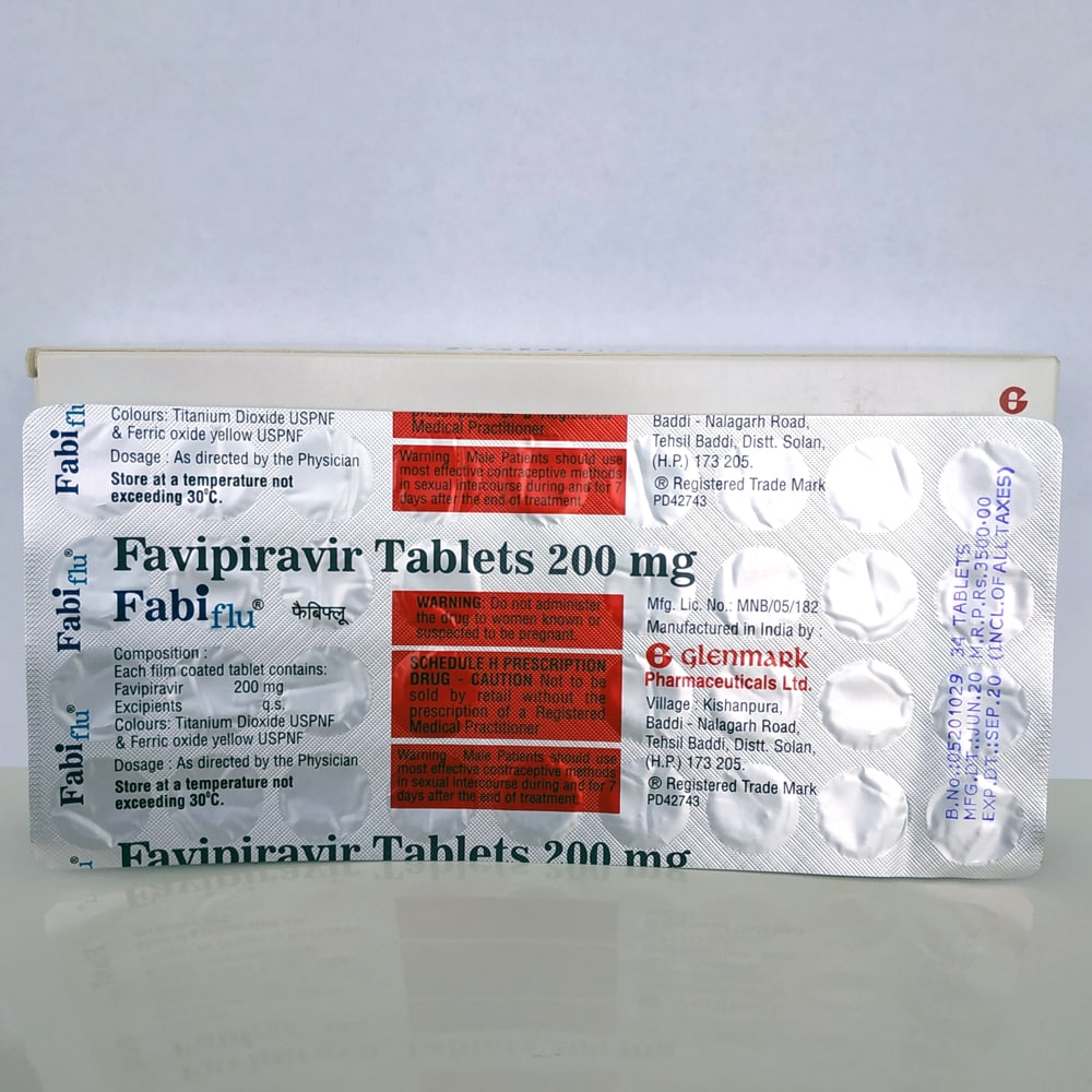 FabiFlu фавипиравир 200 мг - антивирусный препарат